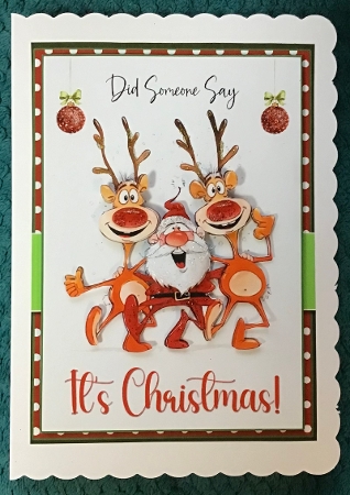 5x7 ~ Did Someone Say Its Christmas 21 by Sharron Hylton