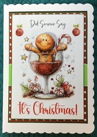 5x7 ~ Did Someone Say Its Christmas 22 by Sharron Hylton