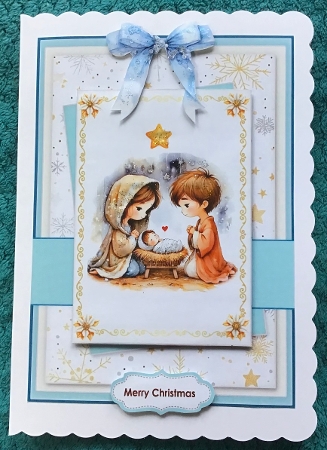 5x7 ~ Set Of 3 Christmas Nativity Scenes by Sharron Hylton