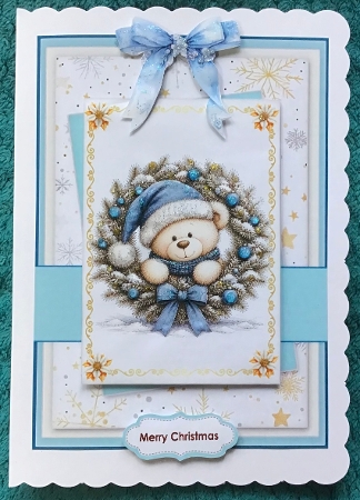 5x7 ~ Set Of 3 Cutest Christmas Animals 2 by Sharron Hylton