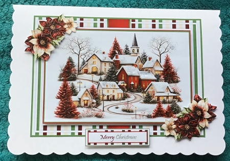 Christmas Village Mini Page Kit by Sharron Hylton