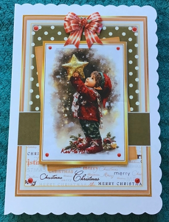 5x7 ~ Set Of 3 Warm Christmas Wishes by Sharron Hylton