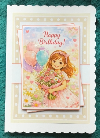 5x7 ~ Birthday Girl by Sharron Hylton