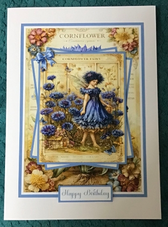 Cornflower Fairy Mini Kit 5x7 (3) by Sharron Hylton