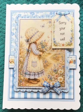 5x7 ~ Bonnet Beautiful Birthday by Sharron Hylton