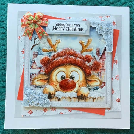 Peek a Boo Christmas 2 6x6 by Sharron Hylton