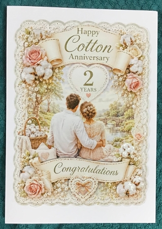 2 years cotton anniversary by Sharron Hylton