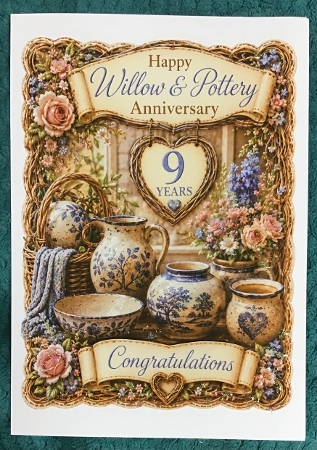 9 years willow& pottery anniversary by Sharron Hylton