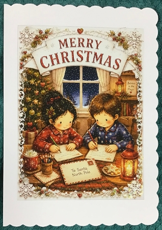 lucy and george letters to santa by Sharron Hylton