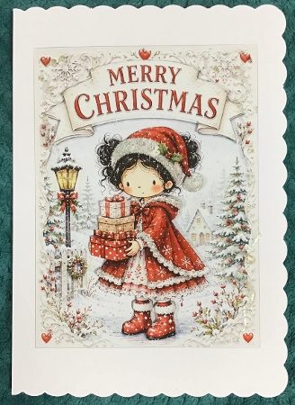 lucy delivering a present by Sharron Hylton