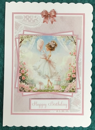 Special Birthday Girl Mini Kit 5x7 (3) by Sharron Hylton