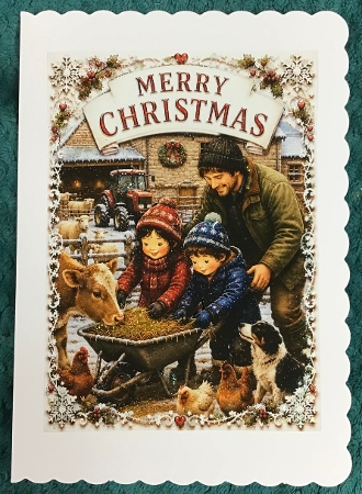 lucy and george at the farm by Sharron Hylton