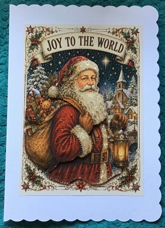 Vintage Joy To The World  by Sharron Hylton