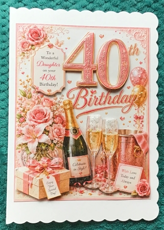 40th birthday daughter by Sharron Hylton