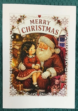 the magic of christmas lucy and santa by Sharron Hylton