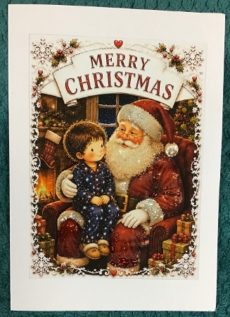 the magic of christmas george and santa by Sharron Hylton