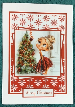 Little Miss Christmas Mini kit 5x7 (3) by Sharron Hylton