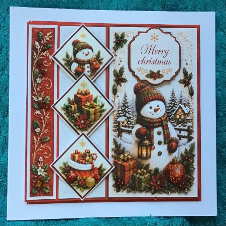 Snowman Christmas Diamond Trio by Sharron Hylton