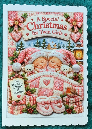 girl twins a special christmas by Sharron Hylton