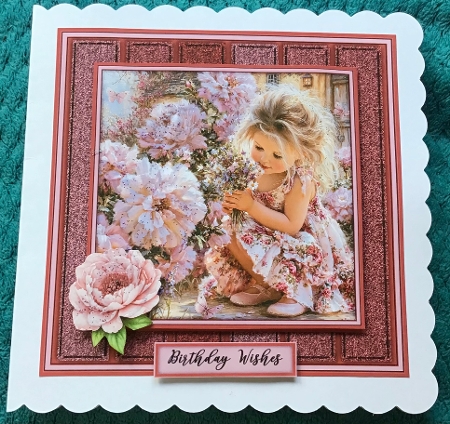 Little Flower Girl - Mini Kit 6x6 by Sharron Hylton