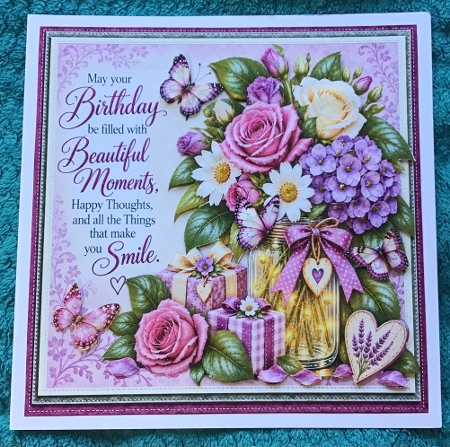 ** Birthday Wishes ** purple by Sharron Hylton