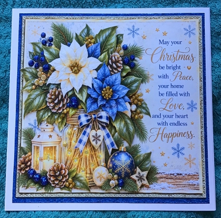 ** Christmas Wishes ** blue by Sharron Hylton