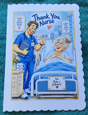 thank you nurse male by Sharron Hylton