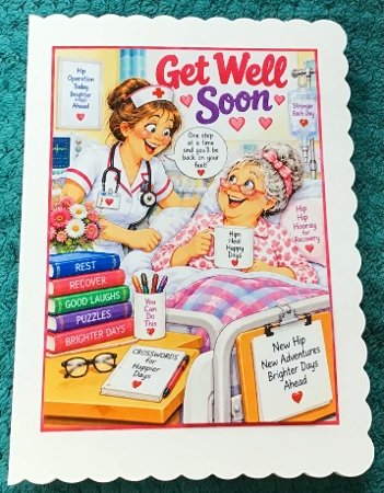 get well soon new hip female by Sharron Hylton