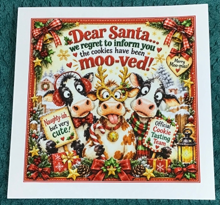 Merry Moo-mas! Mini Kit   by Sharron Hylton