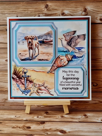 Panel beach lab card front 10 by Sheena Furner