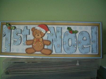 1st Noel Large Dl in Blue Shades by Sheena Lecky