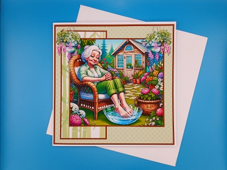 A garden retreat 8x8 by Sheila Heptinstall