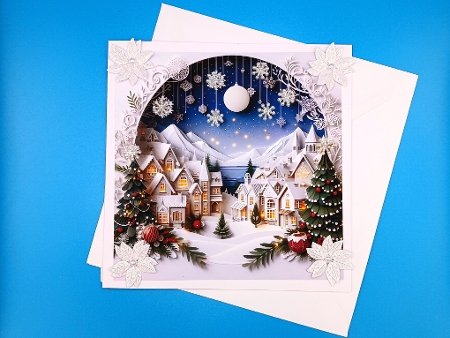 Christmas Papercut Village by Sheila Heptinstall