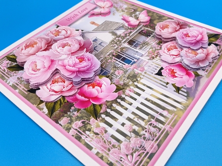 Summer Cottage - Decoupage Card Mini Kit by Sheila Heptinstall