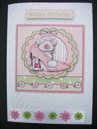 Little Fashion Mouse Decoupage by Sheila Horne