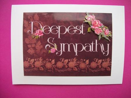 Deepest Sympathy Roses by Sheila Horne