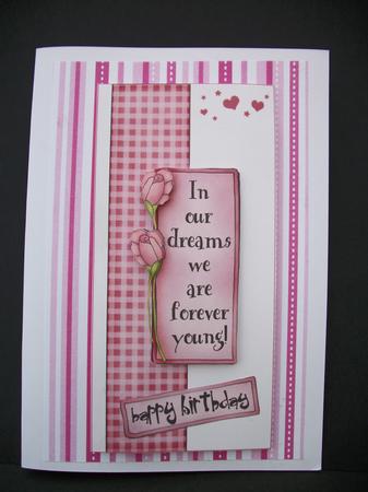 Greeting Card with Decoupage by Sheila Horne