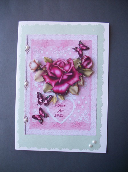 Rose and Lace Decoupage by Sheila Horne