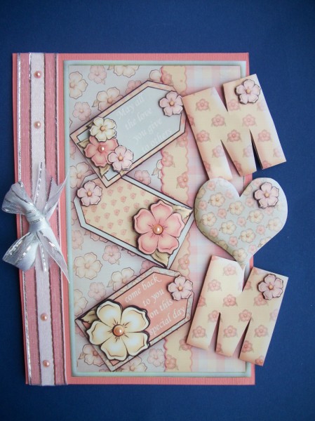 Floral Tags Over the Side Mum by Sheila Horne