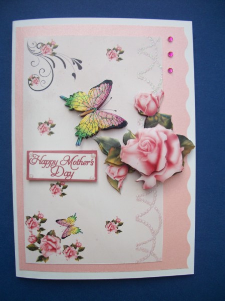 Rosebuds and Butterflies for Mum by Sheila Horne