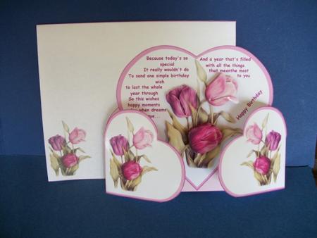 Tulips from the Heart Birthday by Sheila Horne