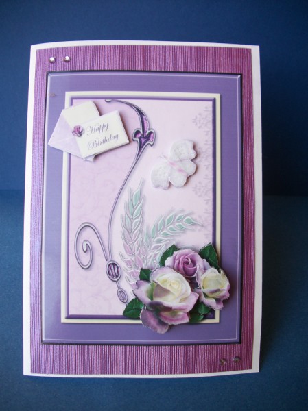 Lilac and Lemon Roses by Sheila Horne