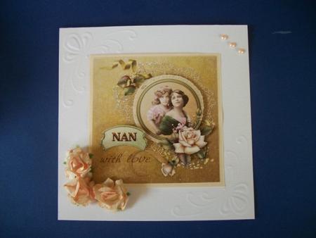 Vintage Style ~ Mum/mom with Love by Sheila Horne