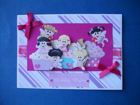 Cupcake Fairies Decoupage Sheet by Sheila Horne