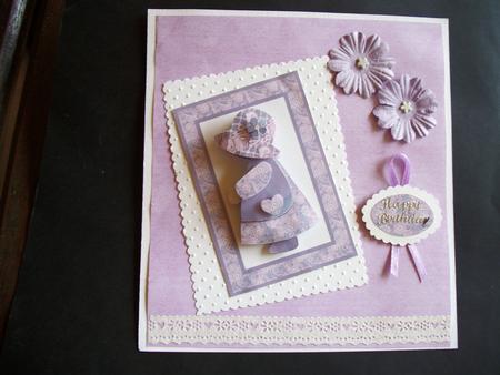 Sunbonnet Sue in Shabby Chic Patchwork by Sheila Horne