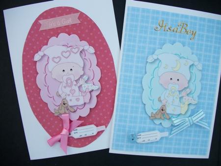 Sweet Little Boy/girl Baby Toppers by Sheila Horne