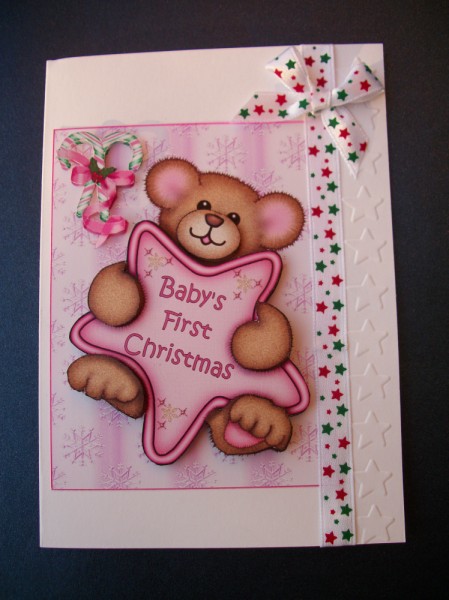 Baby Girls First Christmas by Sheila Horne