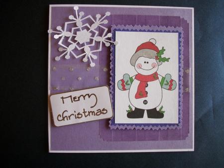 Large Snowman Topper by Sheila Horne