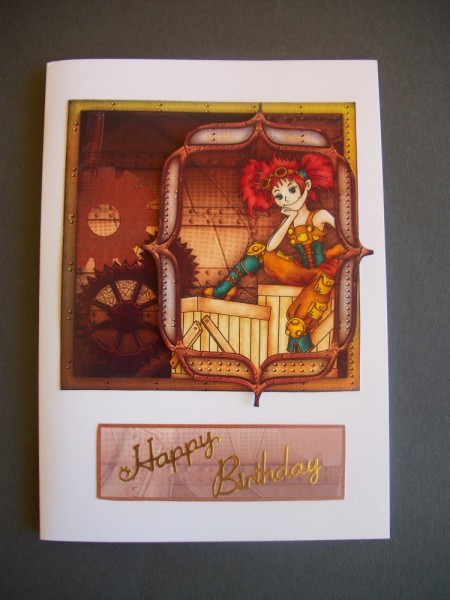Steampunk Easel Panels & Topper by Sheila Horne