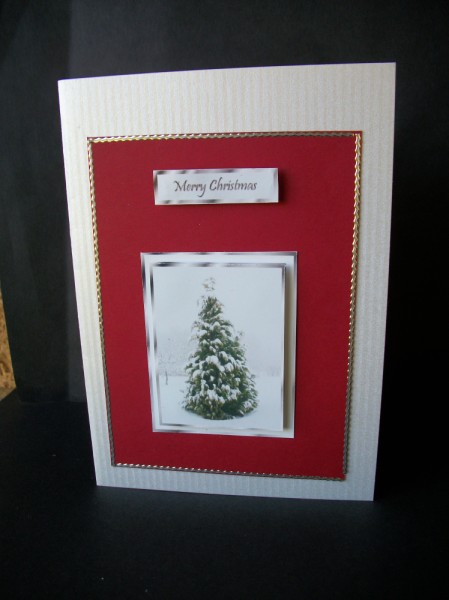 Oh Christmas Tree Side Panel Topper by Sheila Horne